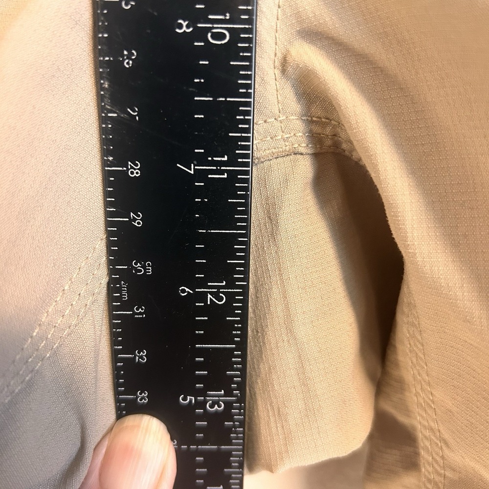 North Face Cargo Pants Mens 38x32 Tan  Rip Stop Lightweight Utility Hiking EUC - Picture 4 of 16